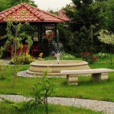Fontaine De Jardin Azur Buse Centrale Fleur Www.nicefontaines.com 